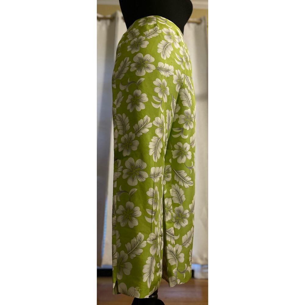 Allison Taylor Silk Floral Print Pants Size 10 - Picture 2 of 5